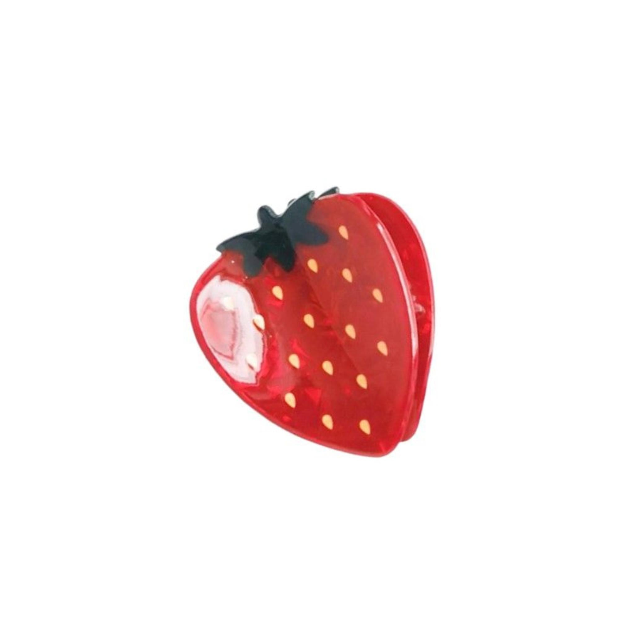 Strawberry Claw Clip Red-Clothing & Accessories-Urban Products-The Bay Room