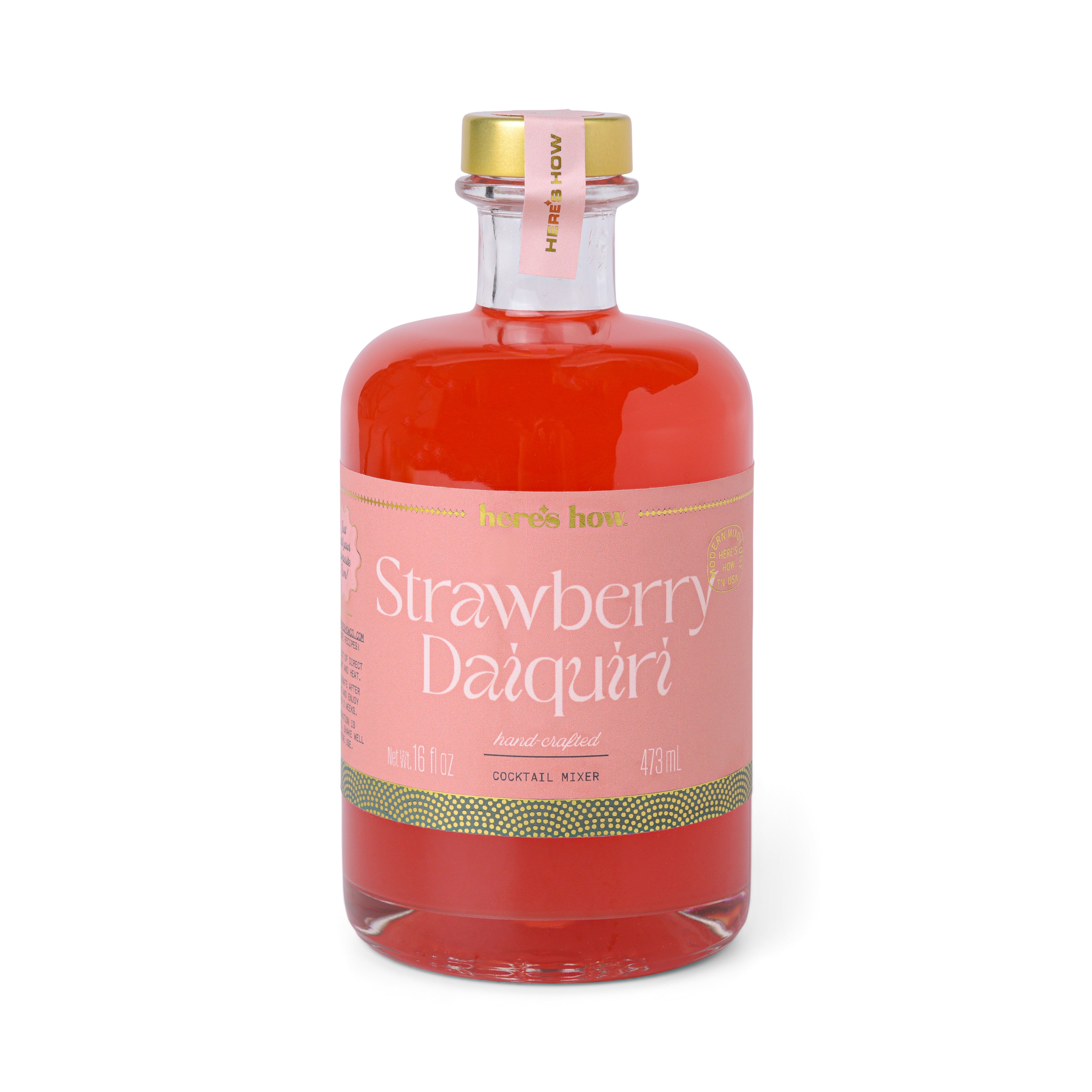 Strawberry Daiquiri Mixer 500ml-Eat & Drink-Here's How-The Bay Room
