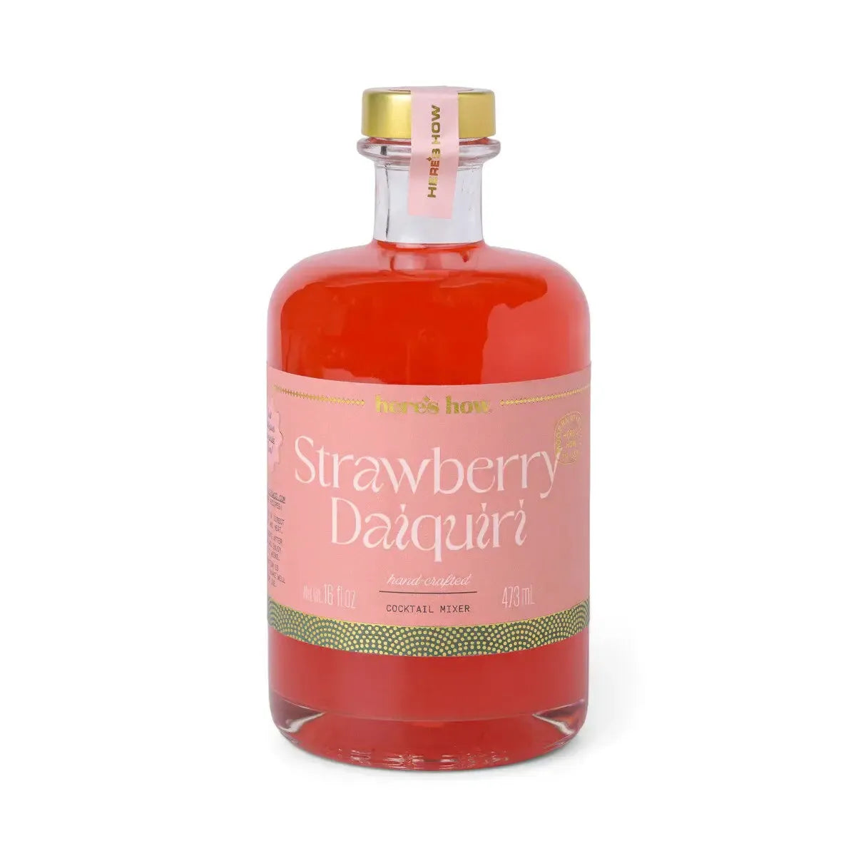 Strawberry Daiquiri Mixer 500ml-Eat & Drink-Here's How-The Bay Room