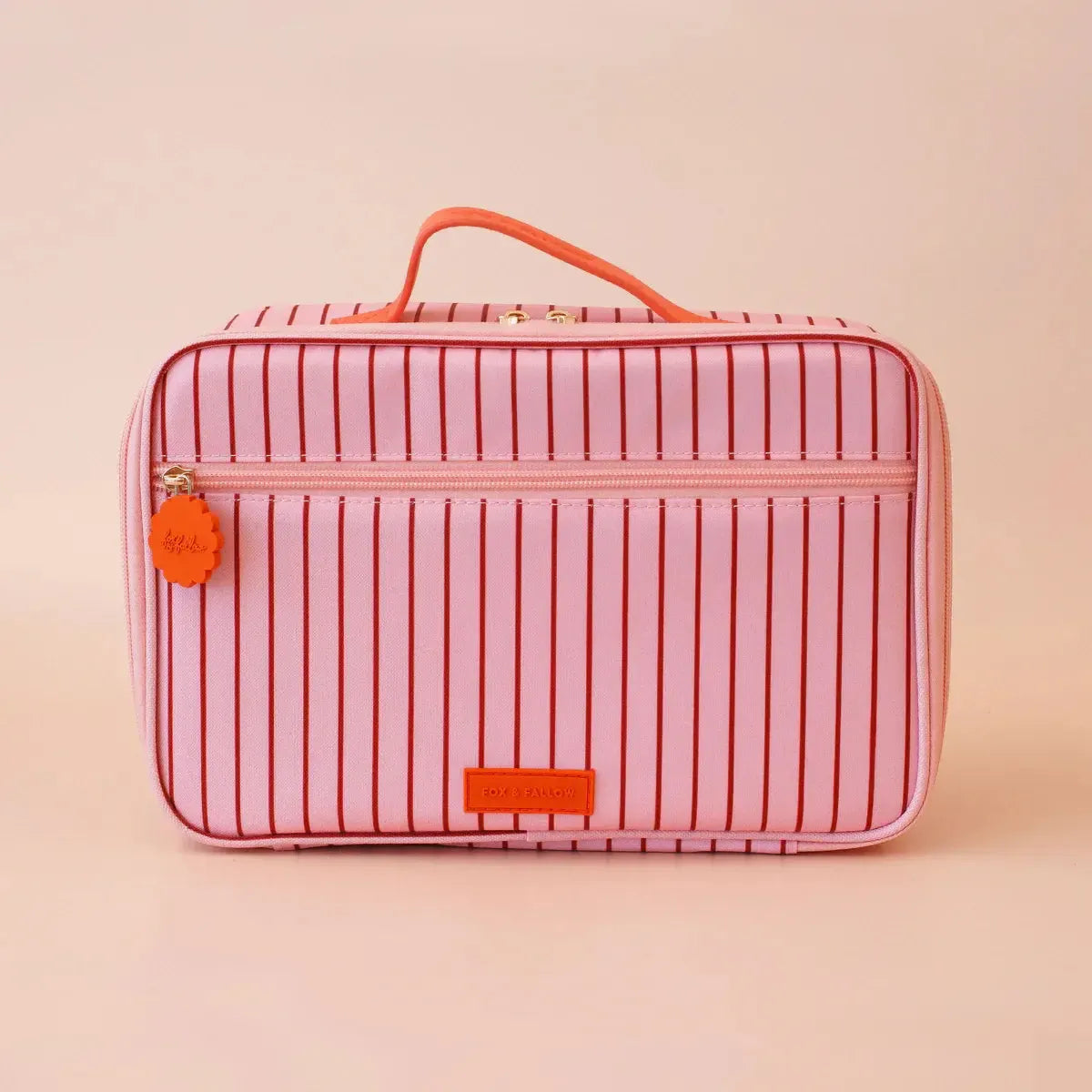 Strawberry Stripe Large Lunch Bag-Nursery & Nurture-Fox & Fallow-The Bay Room