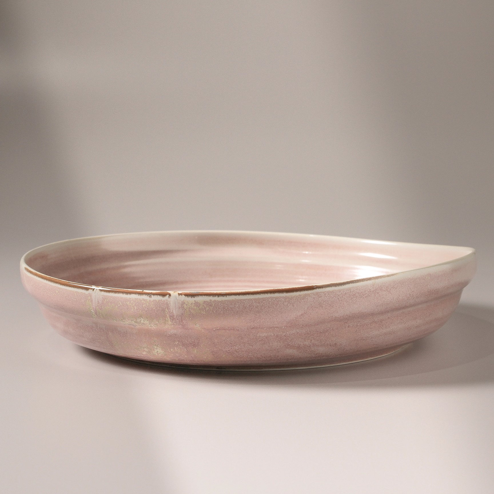 Suiki XL Serving Bowl Dusty Pink-Dining & Entertaining-Indigo Love-The Bay Room