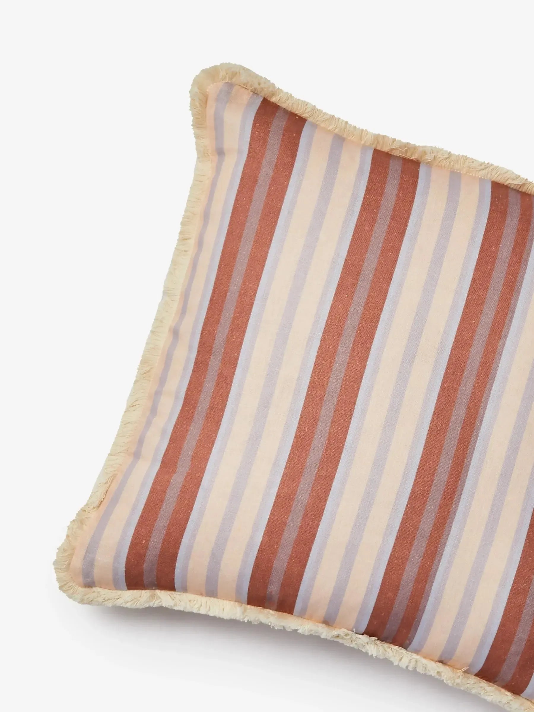 Suiting Stripe Coralie 50cm Cushion-Soft Furnishings-Bonnie & Neil-The Bay Room