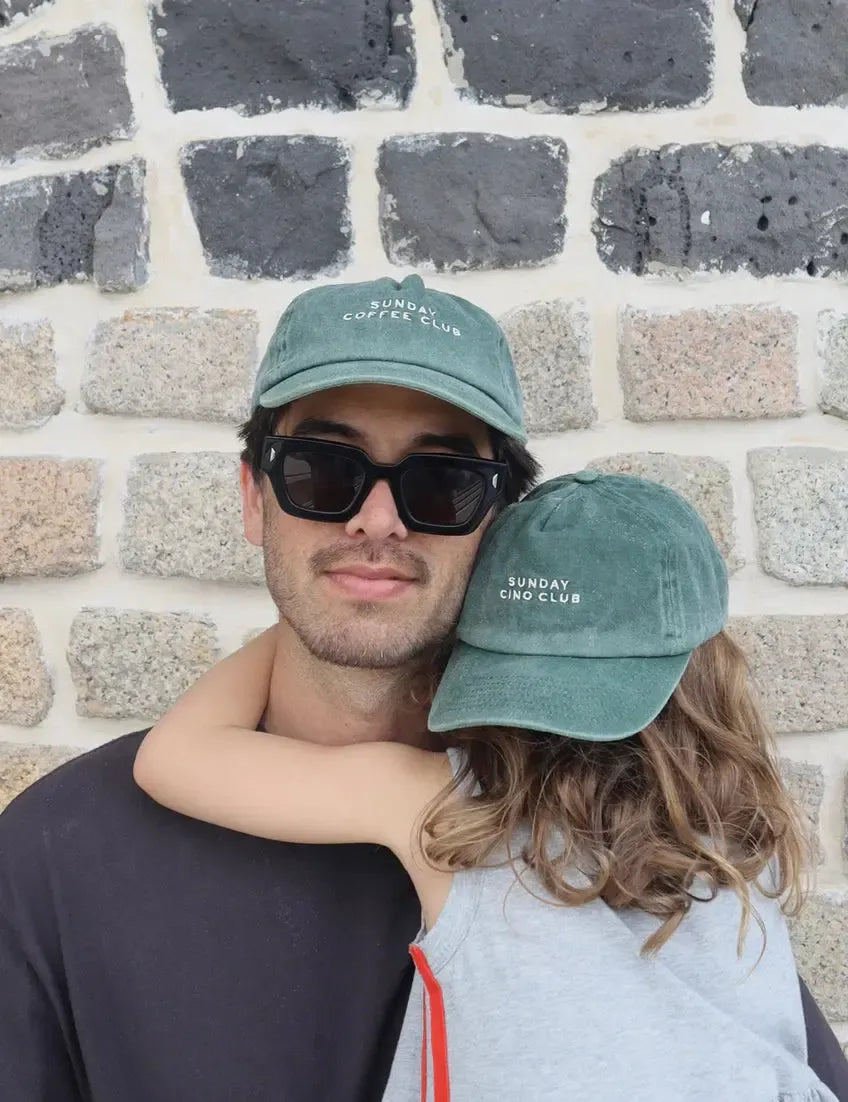Sunday Cino Club Cap - Basil-Hats & Beanies-Sonny Label-The Bay Room