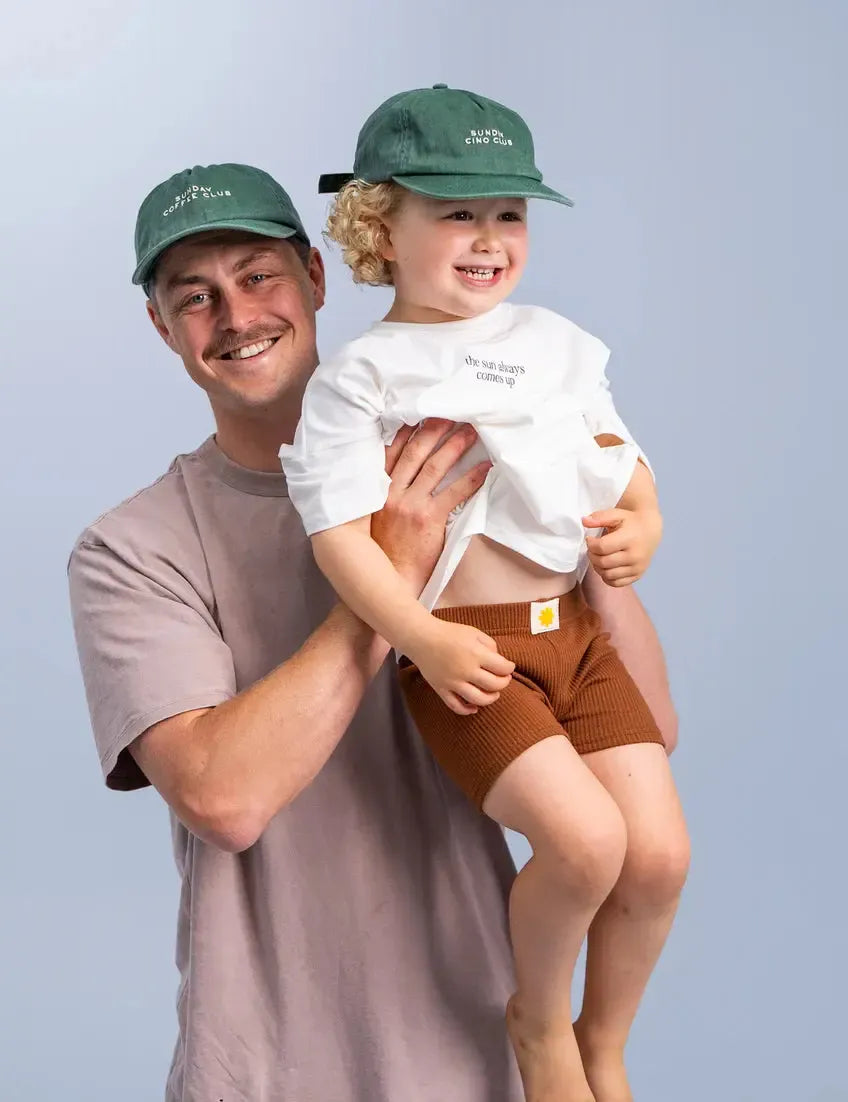 Sunday Coffee Club Cap - Basil-Hats & Beanies-Sonny Label-The Bay Room