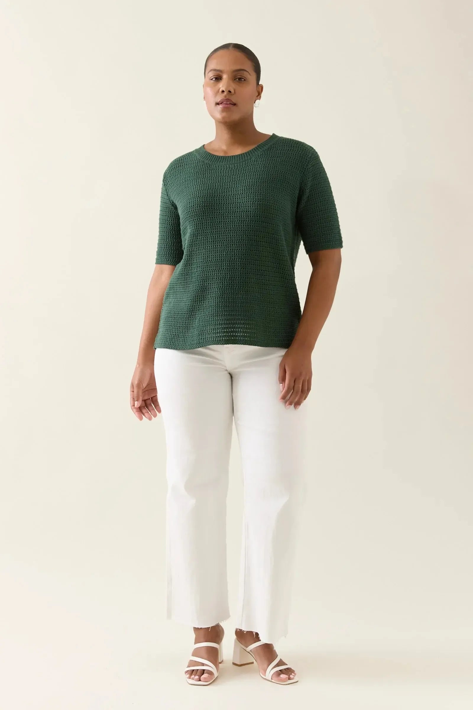 Sylvie Knit Tshirt - Myrtle-Isle Of Mine-The Bay Room