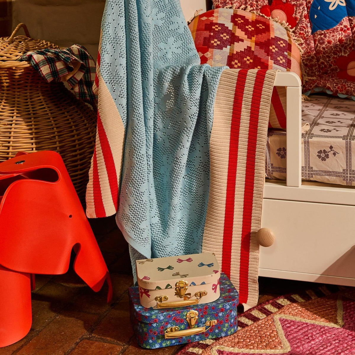 Tabitha Baby Blanket - Calcite Blue-Nursery & Nurture-Sage & Clare-The Bay Room