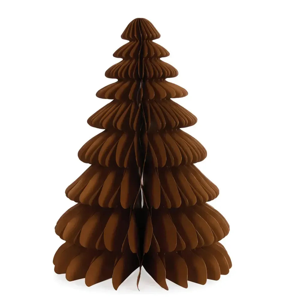 Tan XL Table Top Paper Tree 65cm-Christmas-Holly & Ivy-The Bay Room
