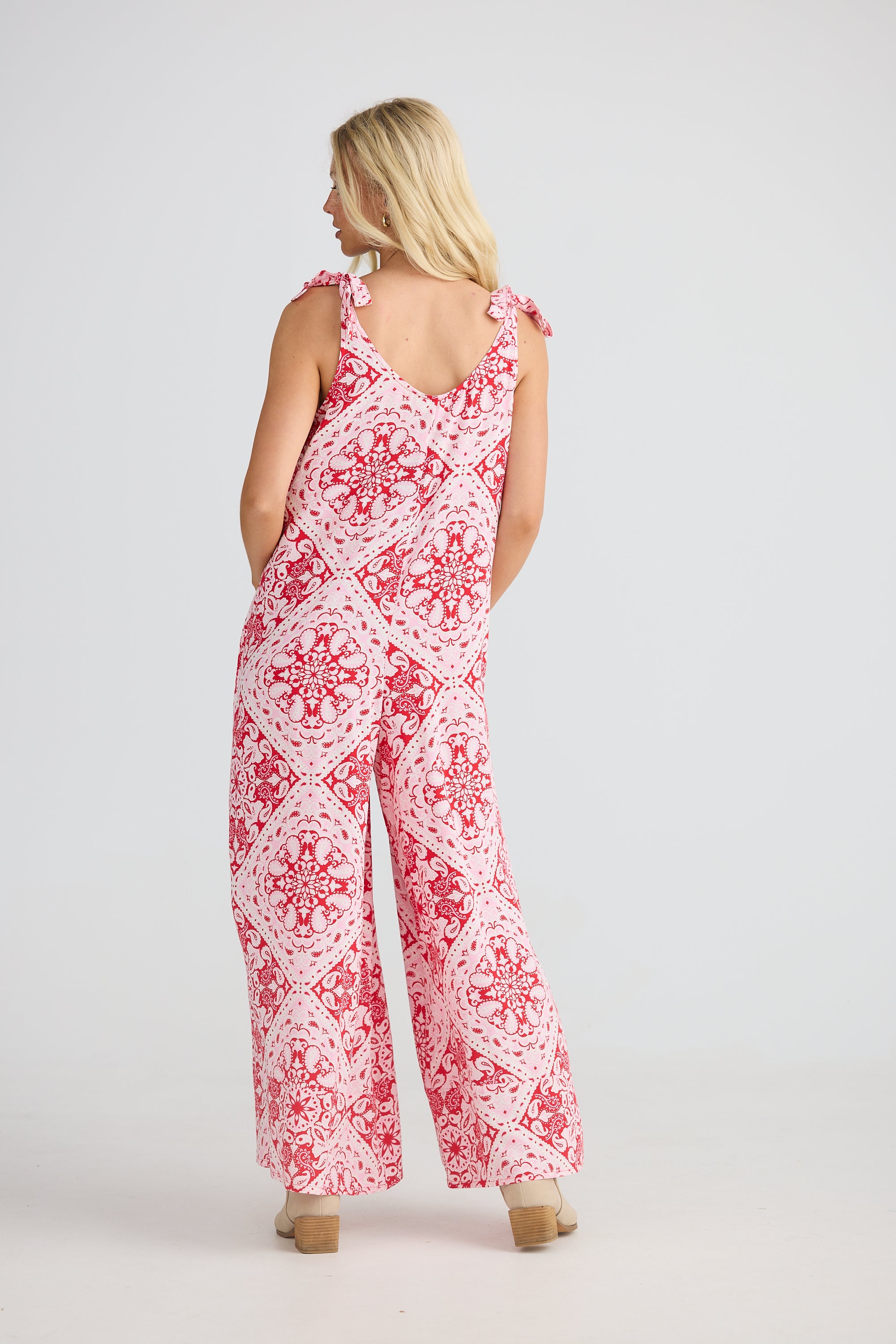 Temple Jumpsuit - Wild Heart Bandana-Playsuits, Jumpsuits & Overalls-Talisman-The Bay Room