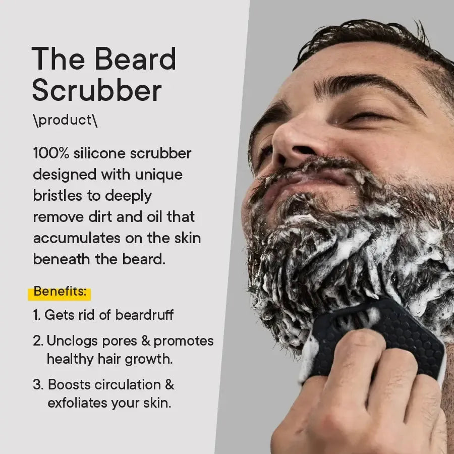 The Beard Scrubber - Charcoal-Beauty & Well-Being-Tooletries-The Bay Room