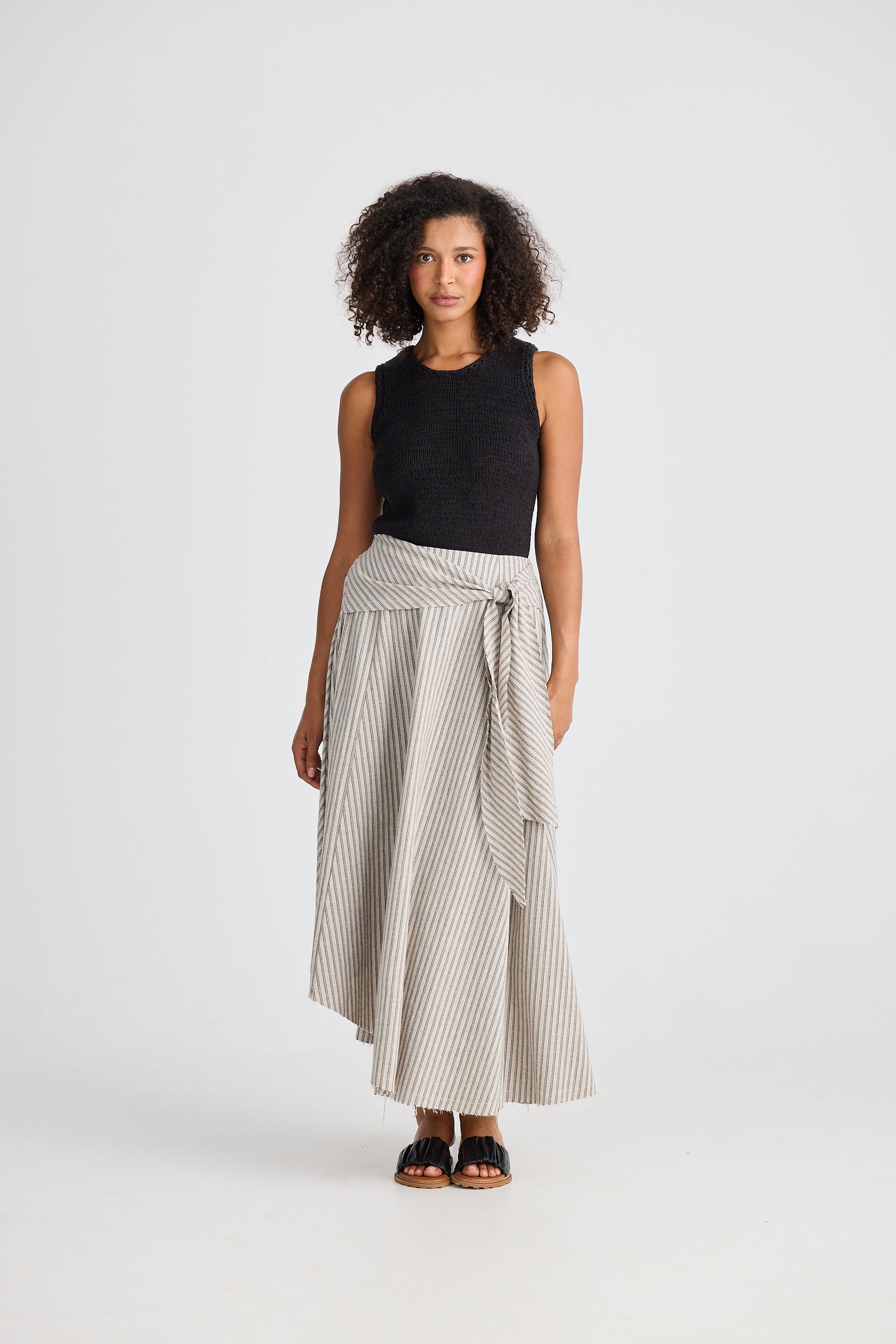 The Edit Skirt - Pisa Stripe-Skirts-The Shanty Corporation-The Bay Room