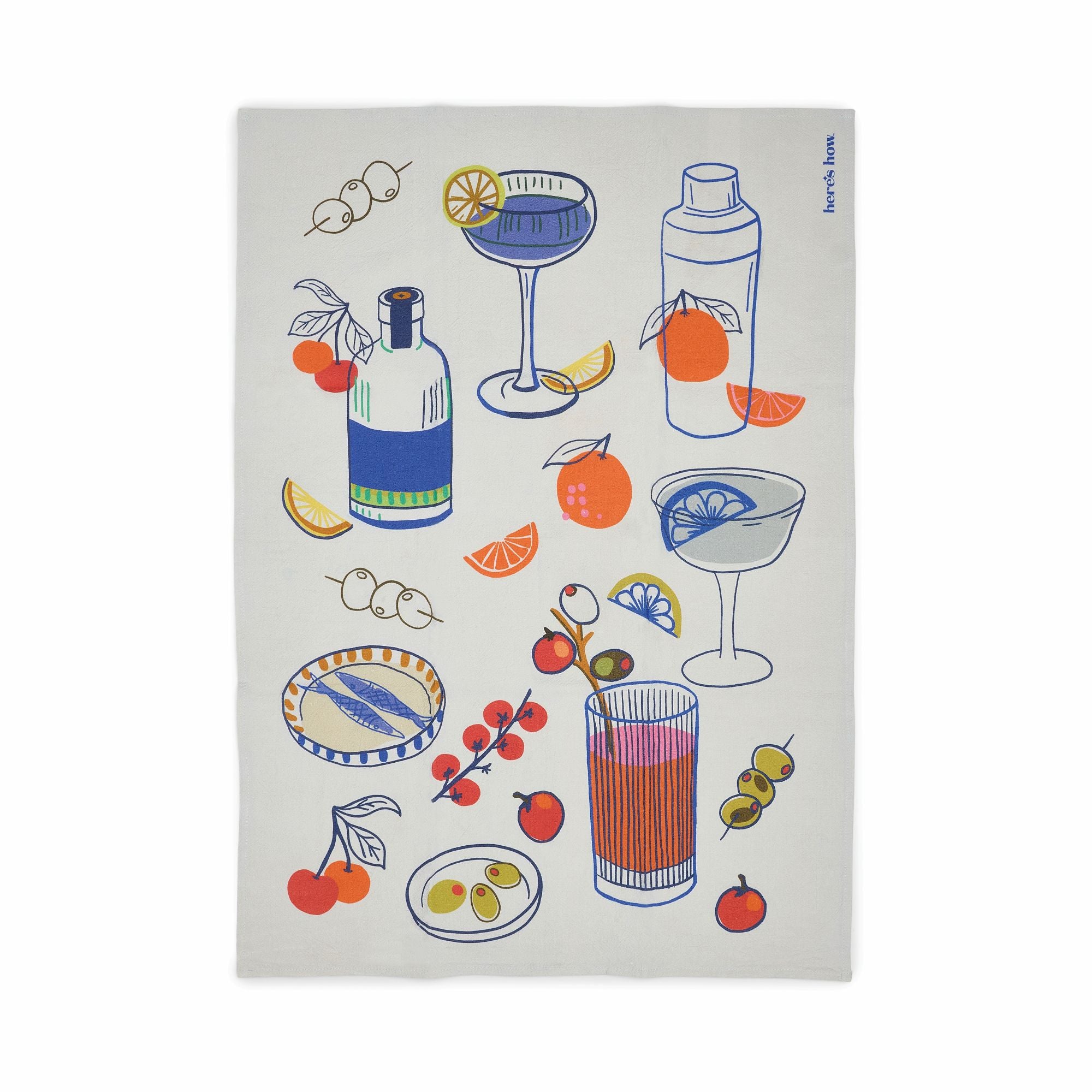 The Emmy Tea Towel - Cocktails-Dining & Entertaining-Here's How-The Bay Room