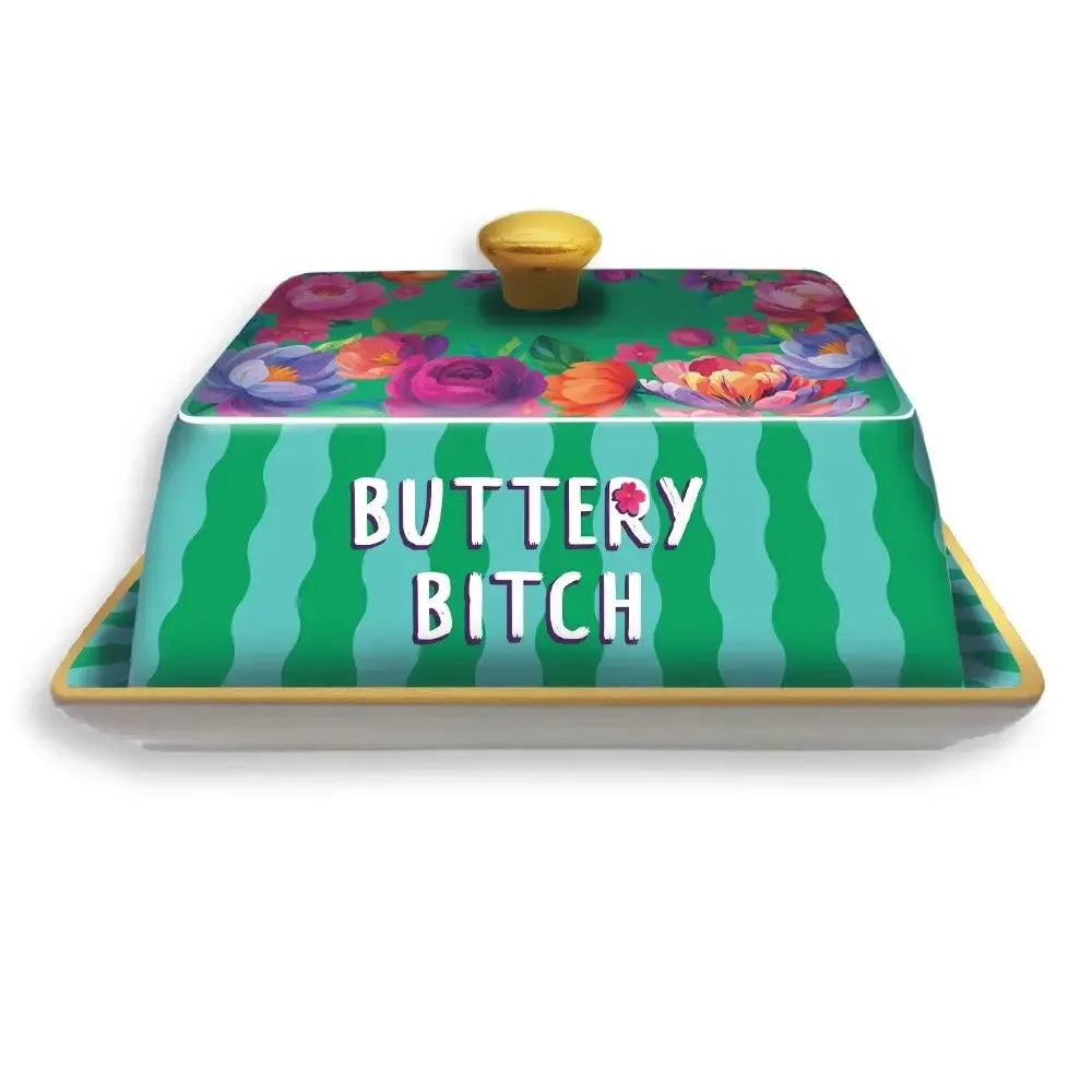 The Great Spread Butter Dish Fabulous Buttery Bitch in Gift Box-Dining & Entertaining-DWBH-The Bay Room