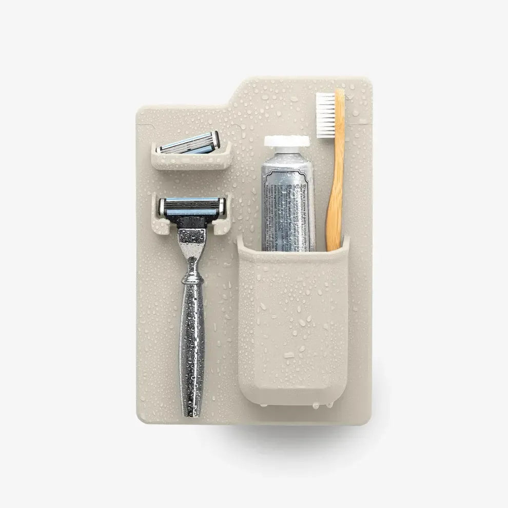 The Harvey Toothbrush & Razor Holder - Sand-Beauty & Well-Being-Tooletries-The Bay Room