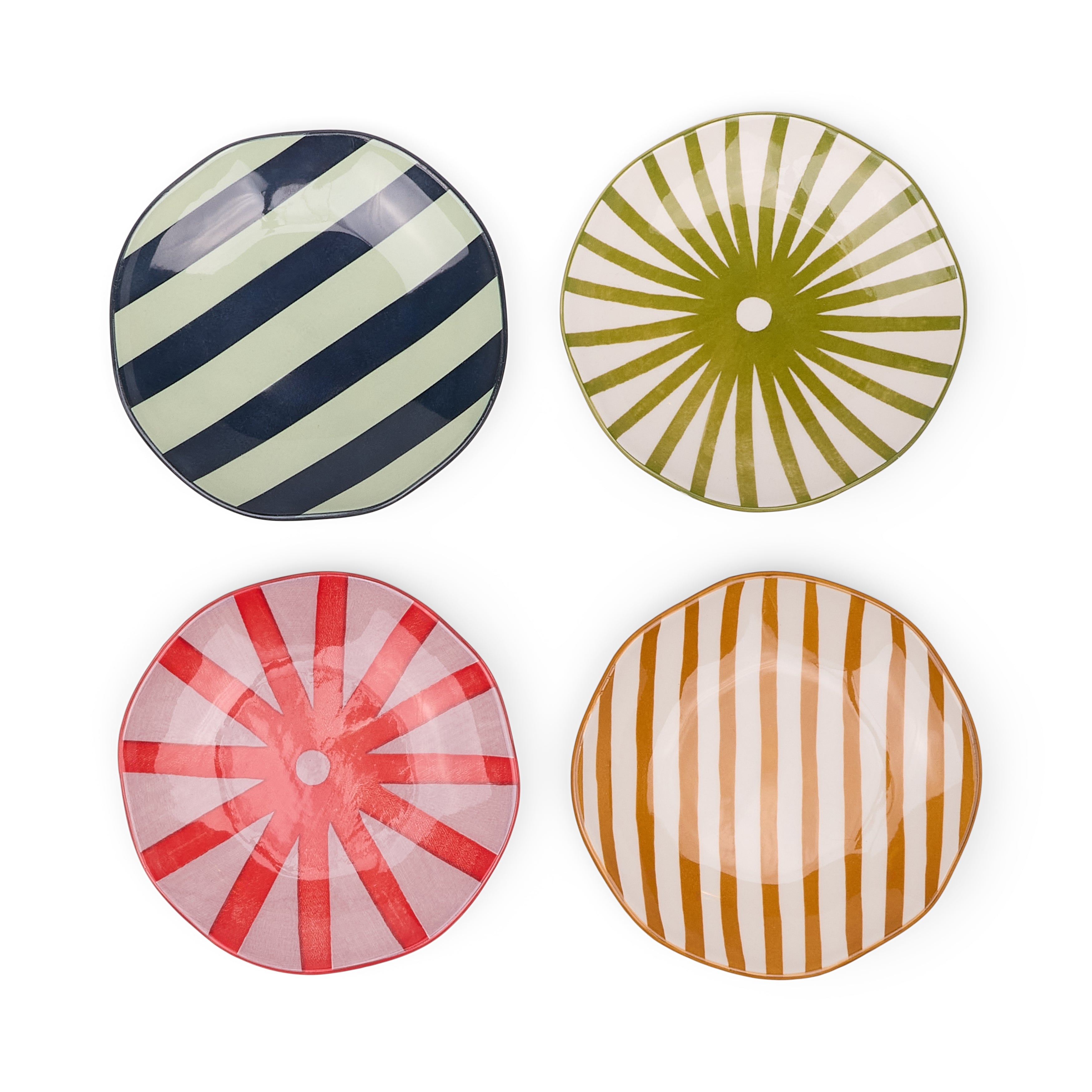 The Marley Set of 4 Appetizer Plates-Dining & Entertaining-Here's How-The Bay Room