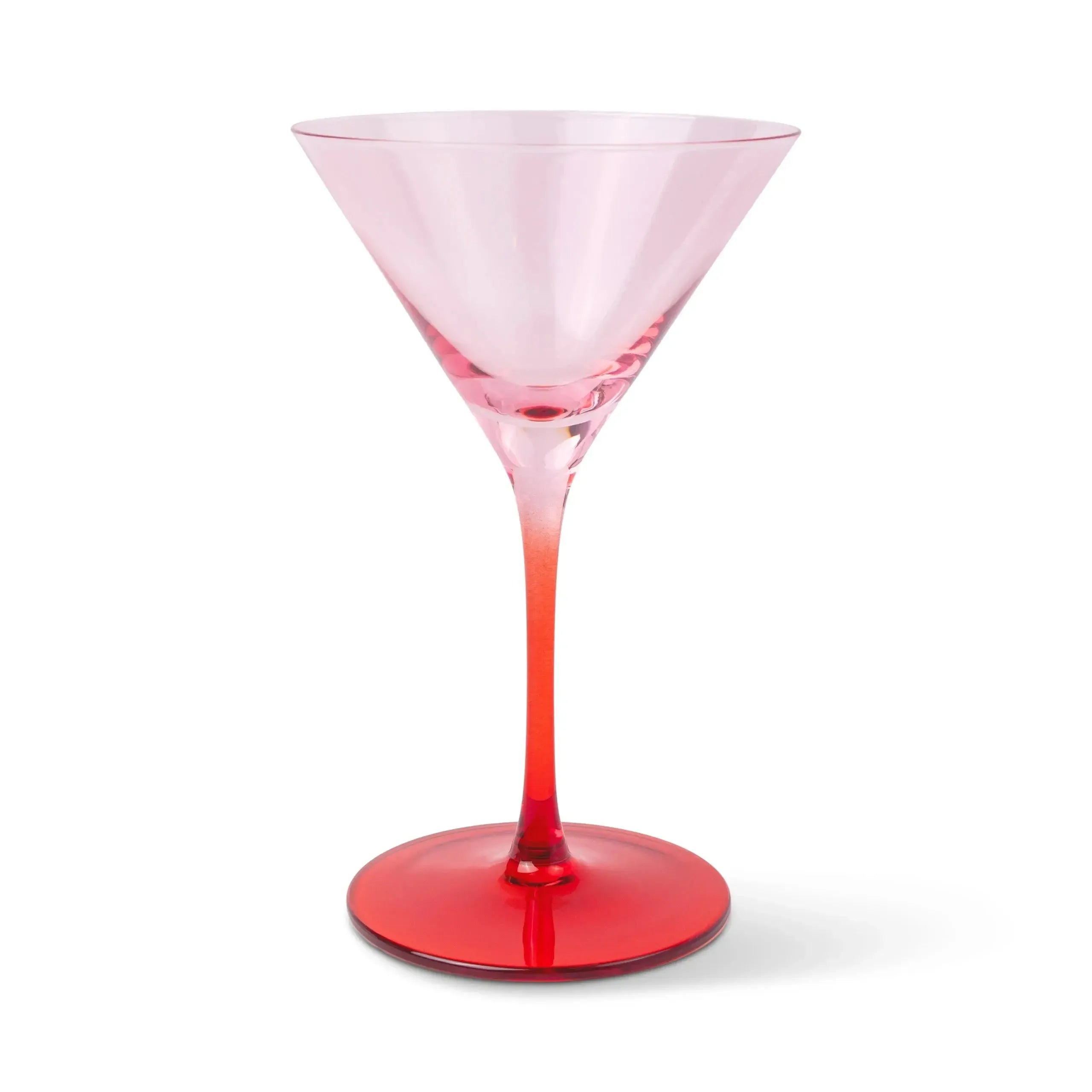 The Olive Martini Glass - Set of 2 Blush + Cherry-Dining & Entertaining-Here's How-The Bay Room
