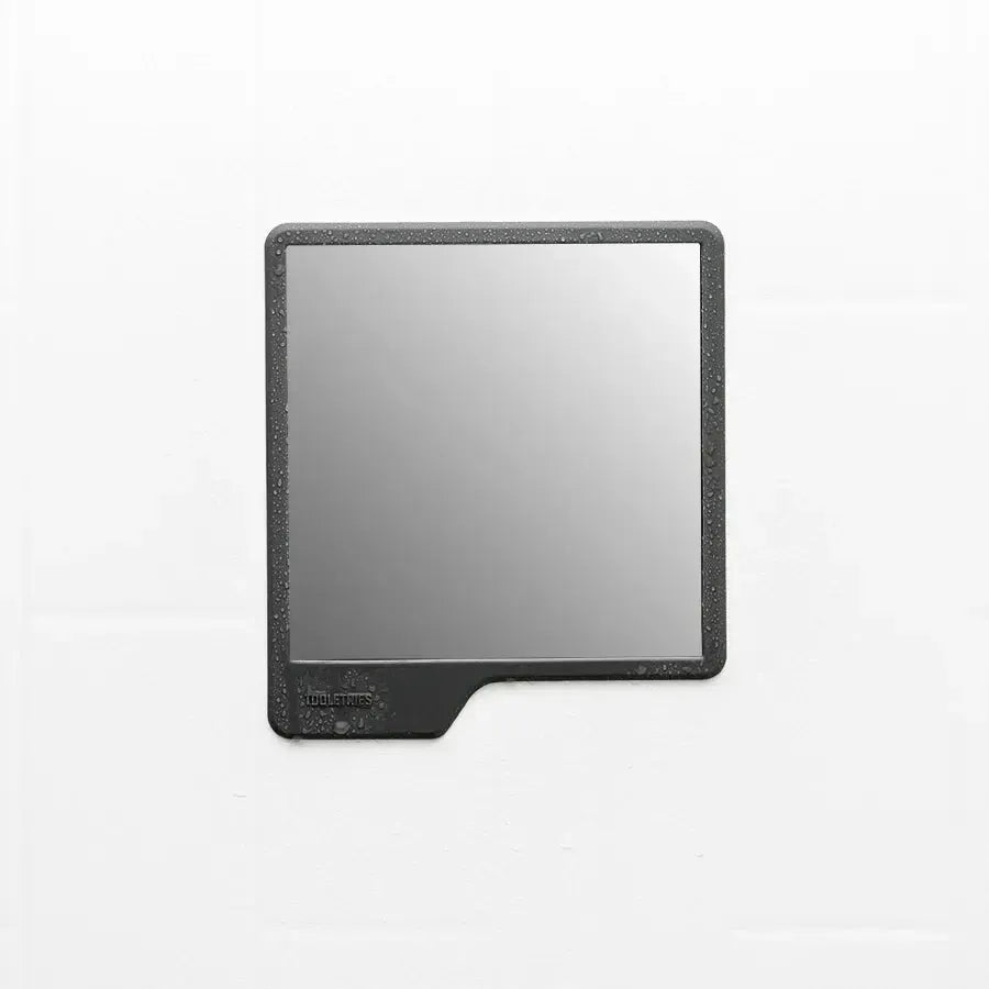 The Oliver Shower Mirror - Charcoal-Beauty & Well-Being-Tooletries-The Bay Room