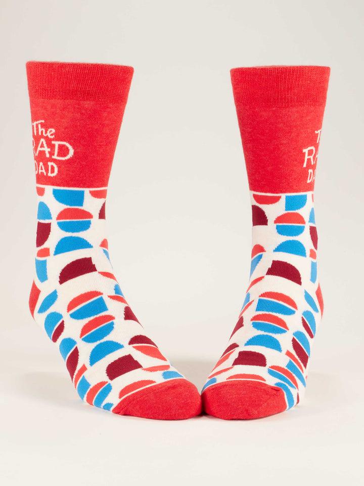 The Rad Dad Men's Crew Socks-Fun & Games-Blue Q-The Bay Room