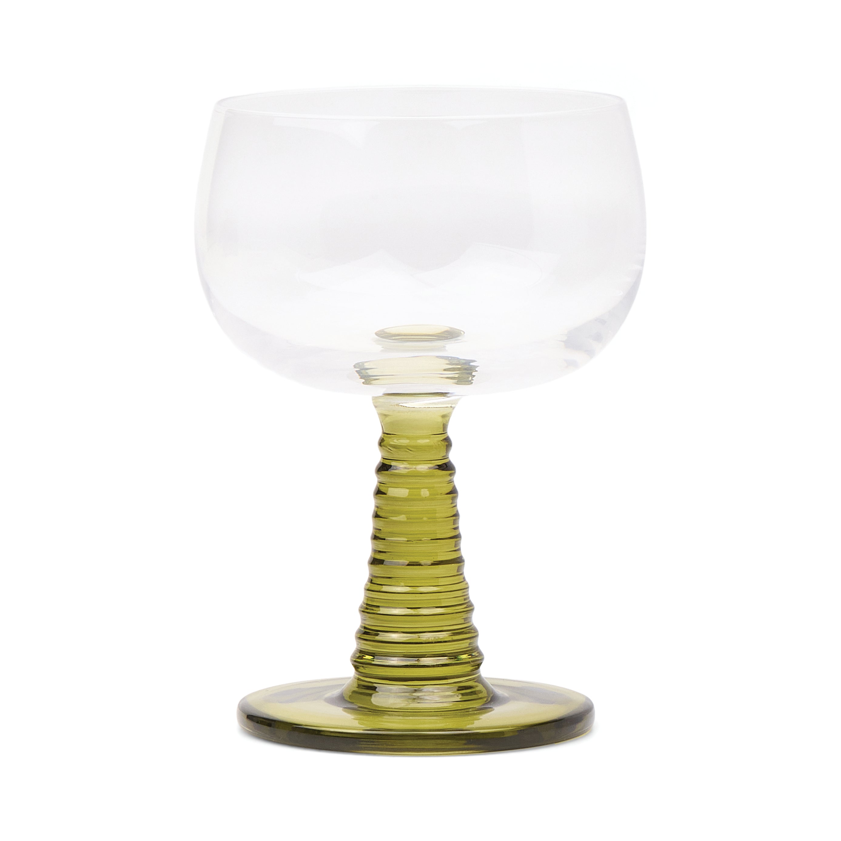 The Romy Set of 2 Wine Glasses - Olive-Dining & Entertaining-Here's How-The Bay Room