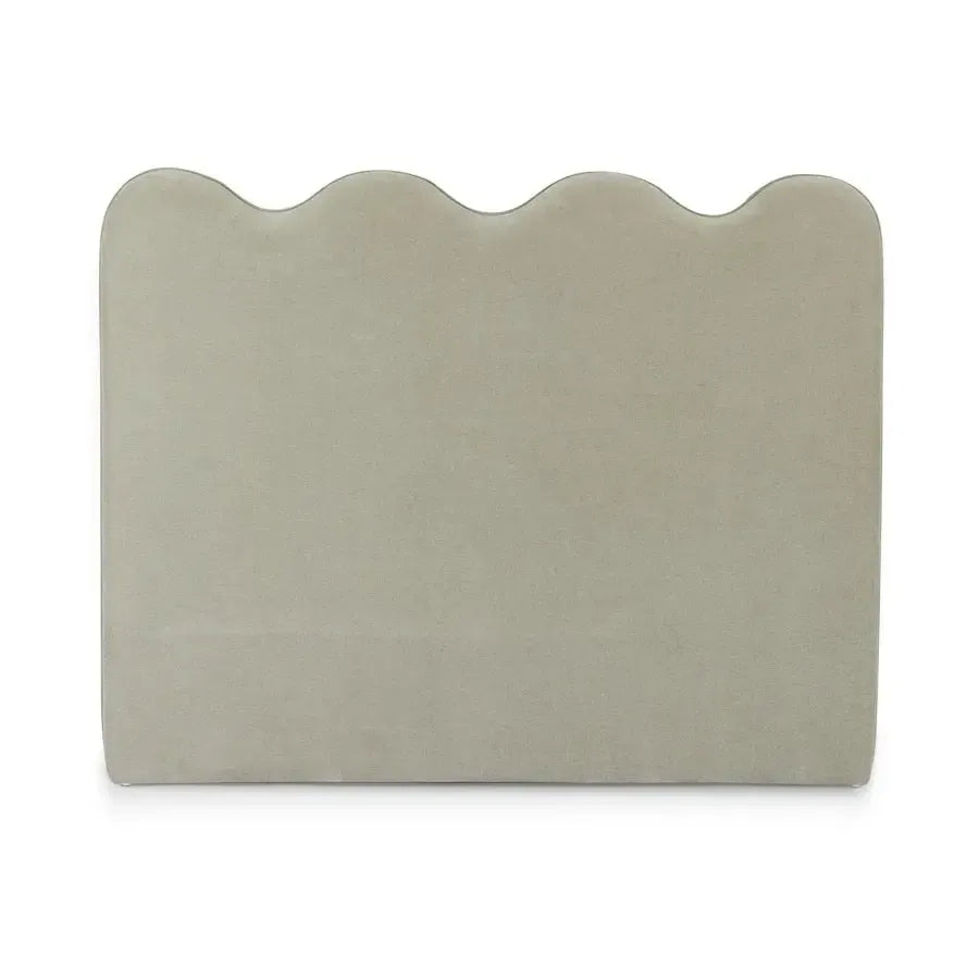 Tide Sage Green Bedhead Queen 173x10.5x135cm-Soft Furnishings-Madras Link-The Bay Room