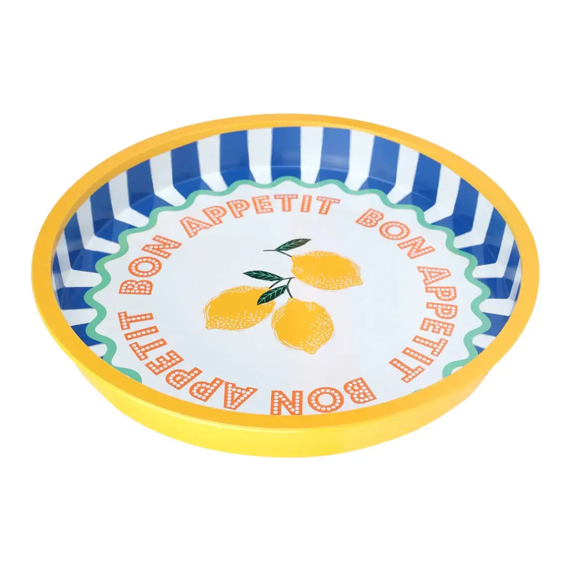Tin Tray - 33cm - Lemon-Dining & Entertaining-Talking Tables-The Bay Room