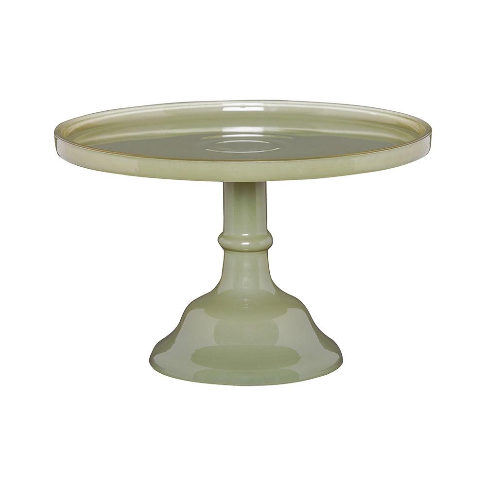 Torte Cake Stand 25x15.5cm Sage-Dining & Entertaining-Ecology-The Bay Room