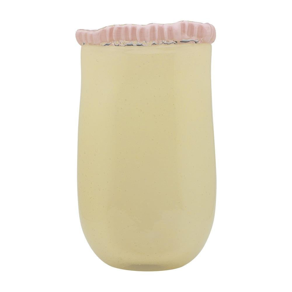Tousle Picket Vase 28cm Citrus-Pots, Planters & Vases-Ecology-The Bay Room