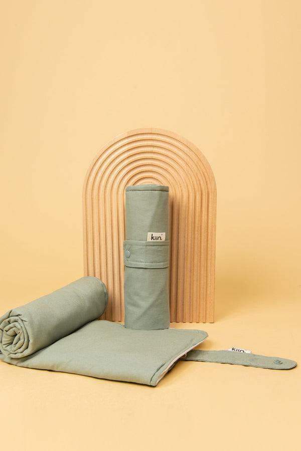 Travel Change Mat-Nursery & Nurture-Kiin-Eucalyptus-The Bay Room