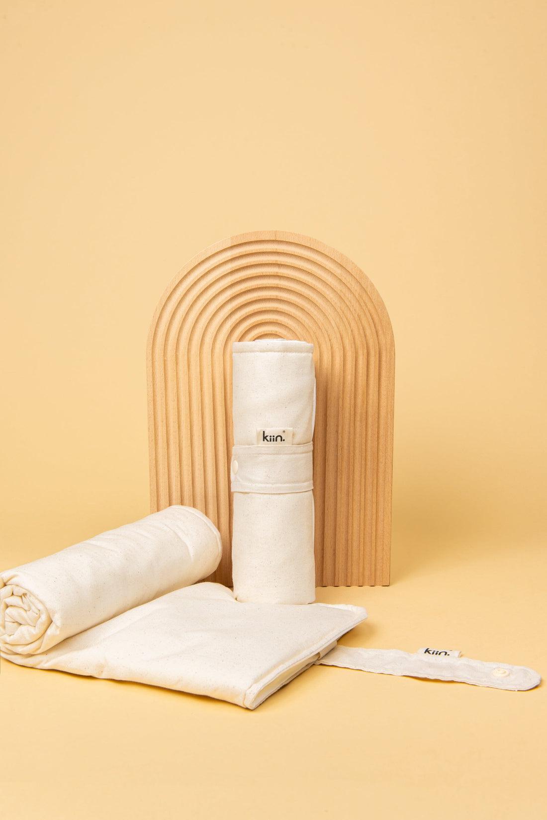 Travel Change Mat-Nursery & Nurture-Kiin-Oatmeal-The Bay Room