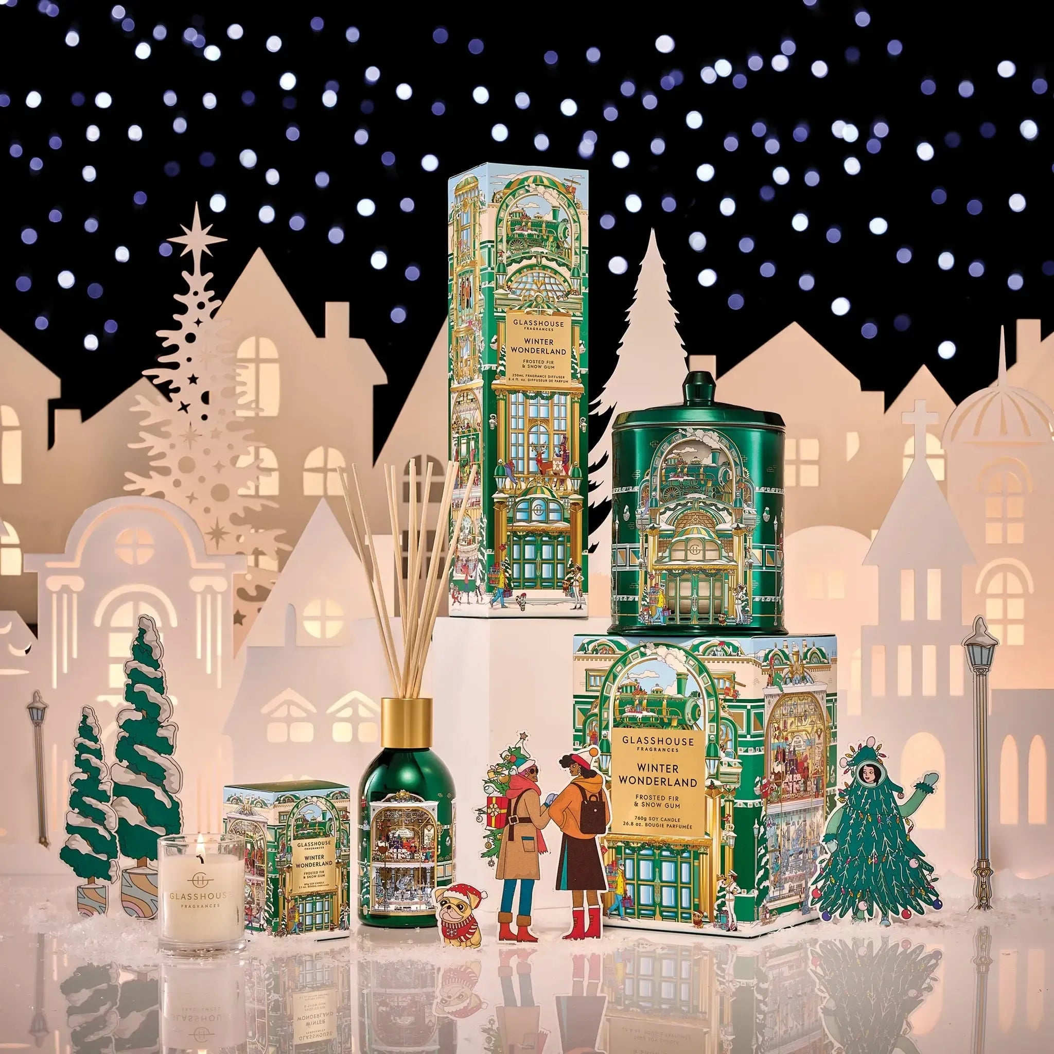 Tree Scent Stems - Winter Wonderland-Christmas-Glasshouse-The Bay Room