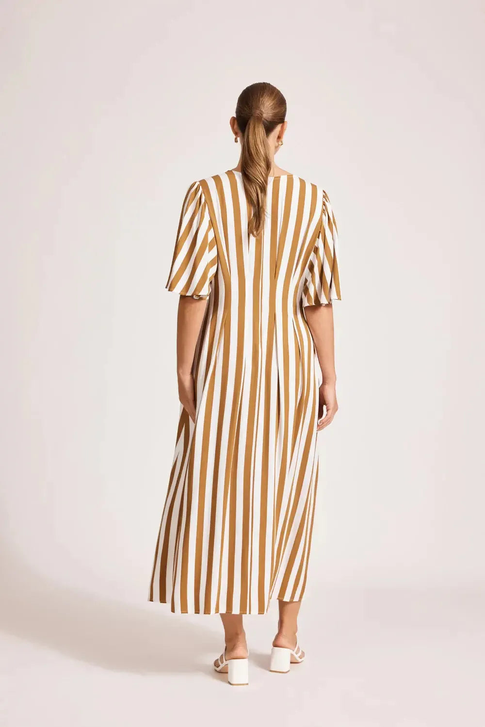 Treville Stripe Maxi Dress - Caramel-Eb & Ive-The Bay Room