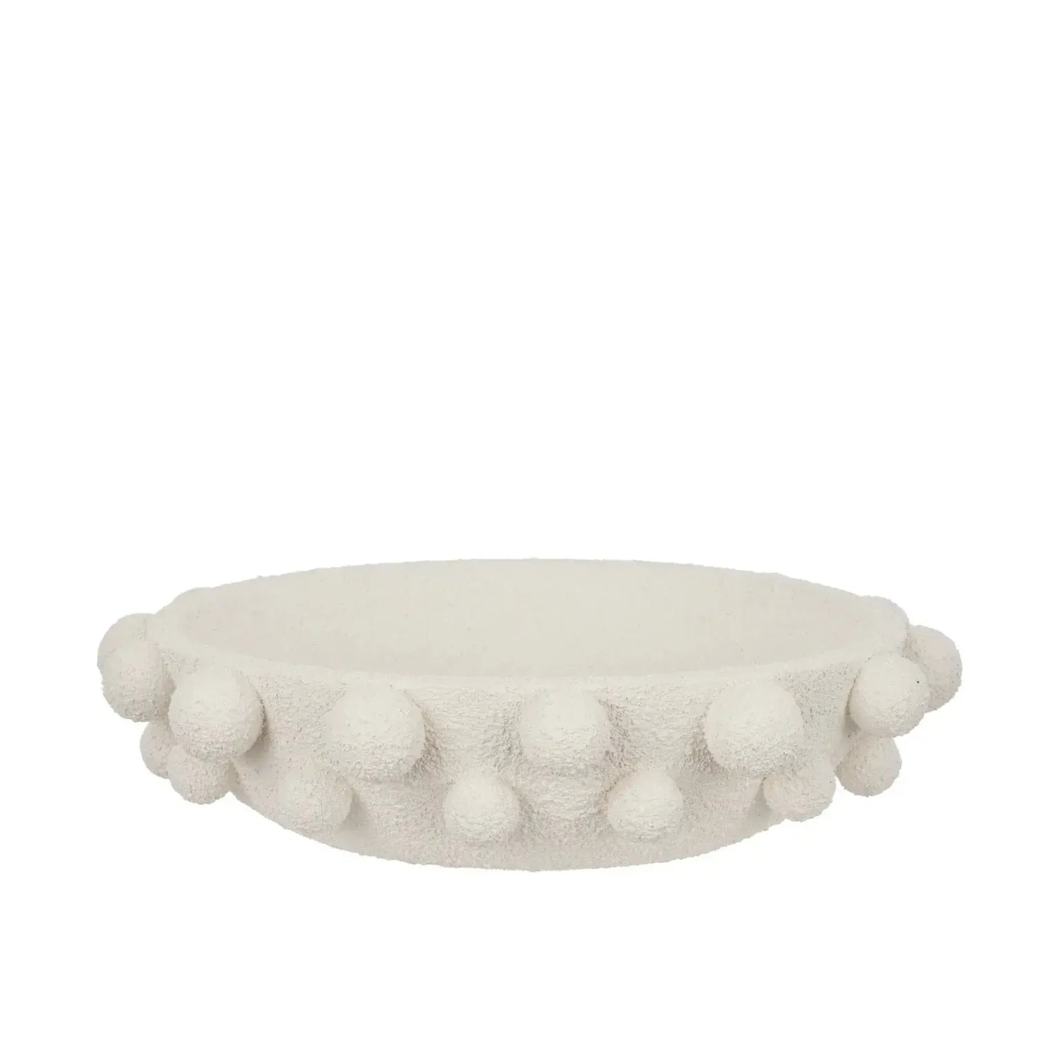 Truett Decorative Bowl 30x30x6.6cm White-Decor Items-Amalfi-The Bay Room