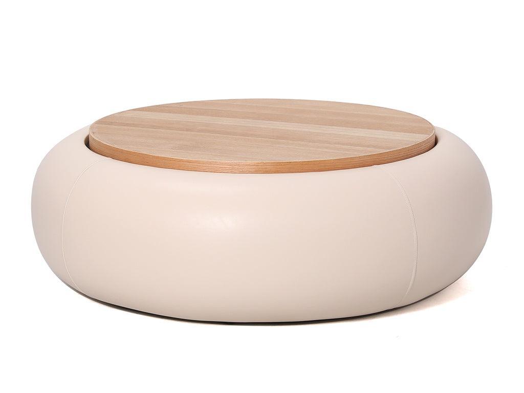 Tub Coffee Table with Storage 102x34cm - Beige-Furniture-Robert Mark-The Bay Room