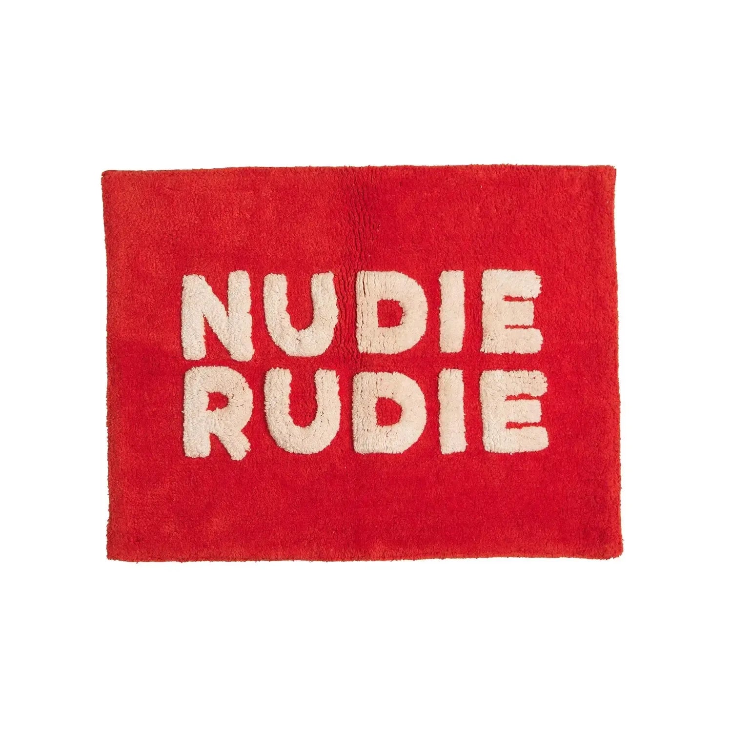 Tula Nudie Bath Mat Mini - Scarlet-Soft Furnishings-Sage & Clare-The Bay Room