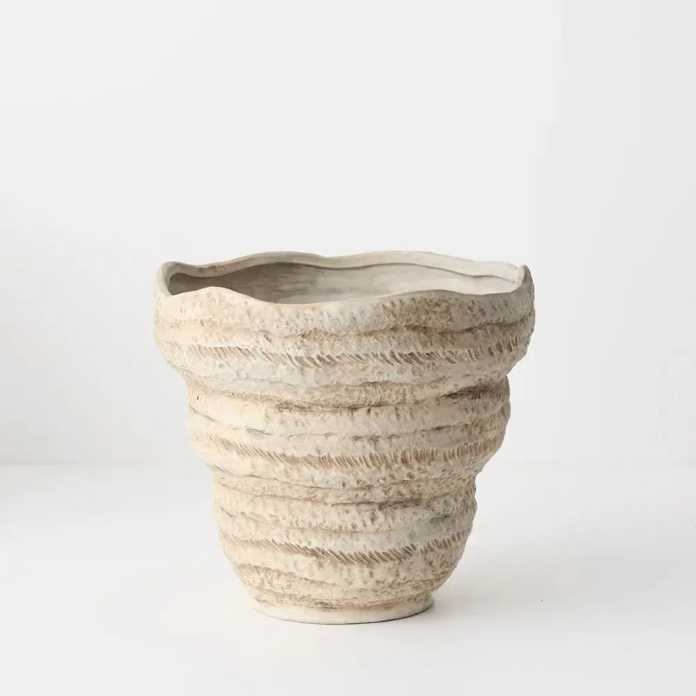 Ulrika Pot Dune 28x27x24cm-Pots, Planters & Vases-Floral Interiors-The Bay Room