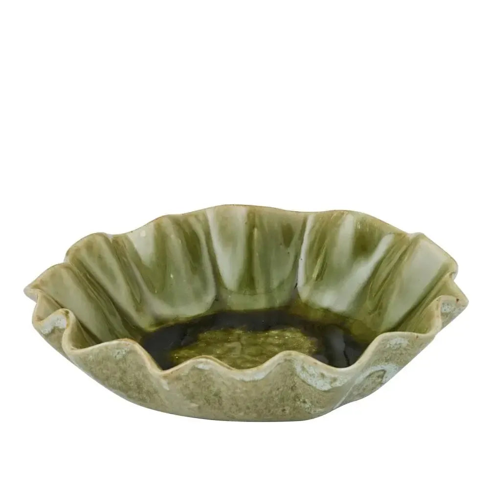 Uma Ceramic Bowl 37x37x9cm Olive-Dining & Entertaining-Coast To Coast Home-The Bay Room