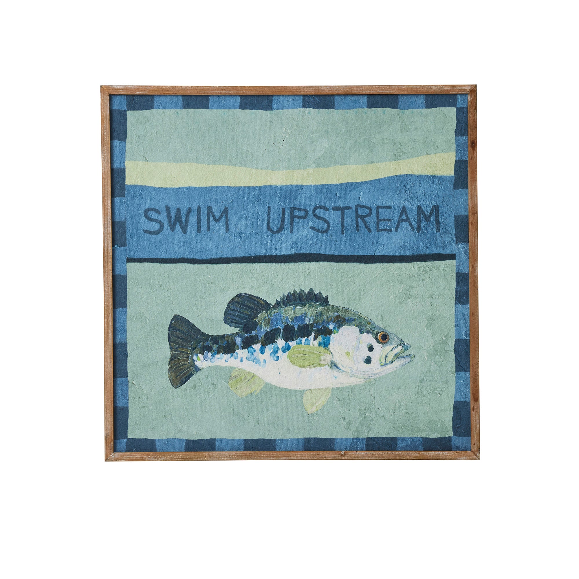 Upstream Frame Glass Print 80x80cm-Wall Decor-Coast To Coast Home-The Bay Room