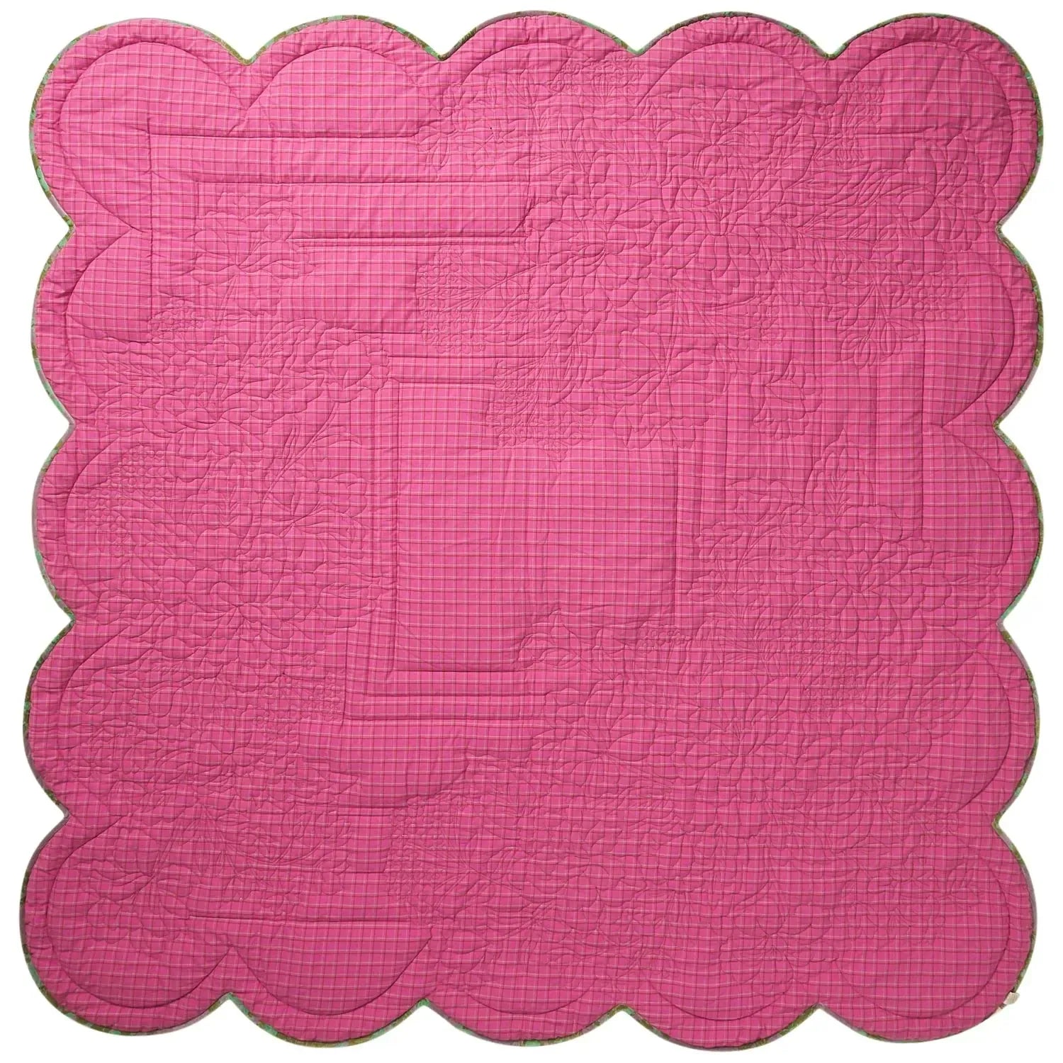 Valeria Scalloped Quilted Bedcover-Soft Furnishings-Sage & Clare-The Bay Room