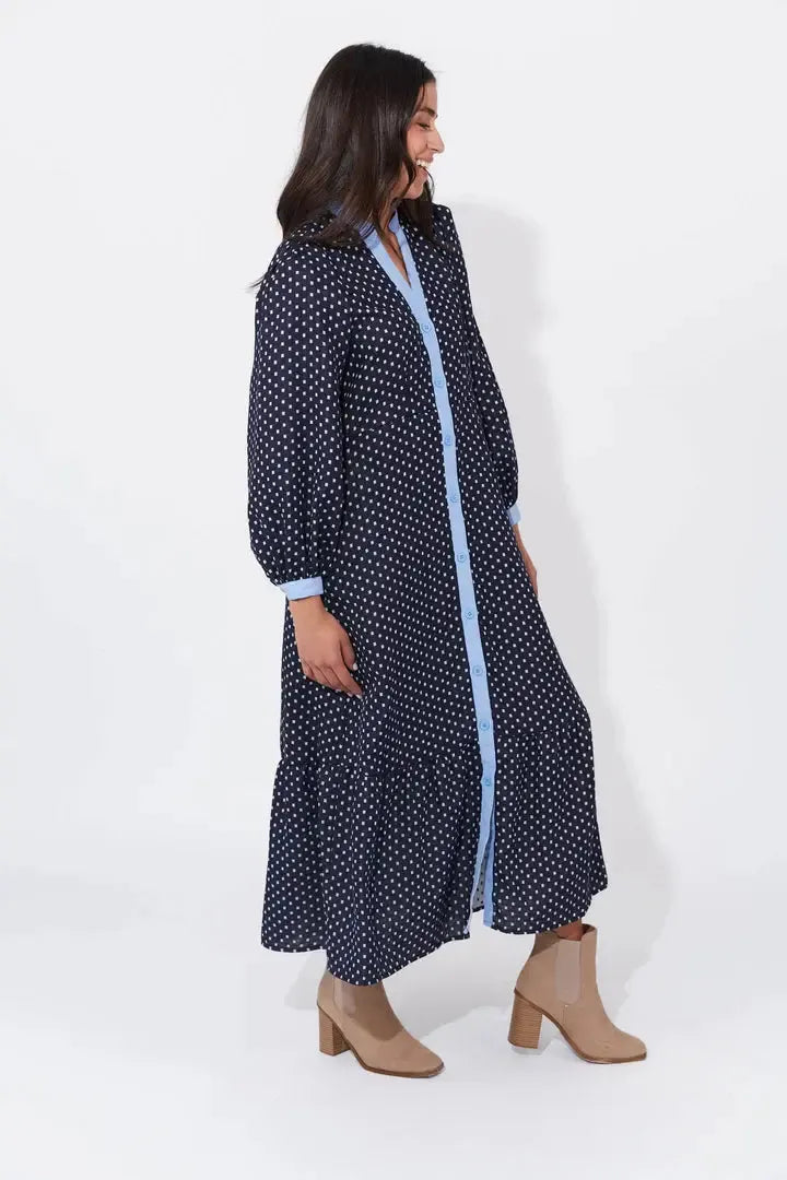 Vanuatu Dress - Navy-Dresses-Haven-The Bay Room