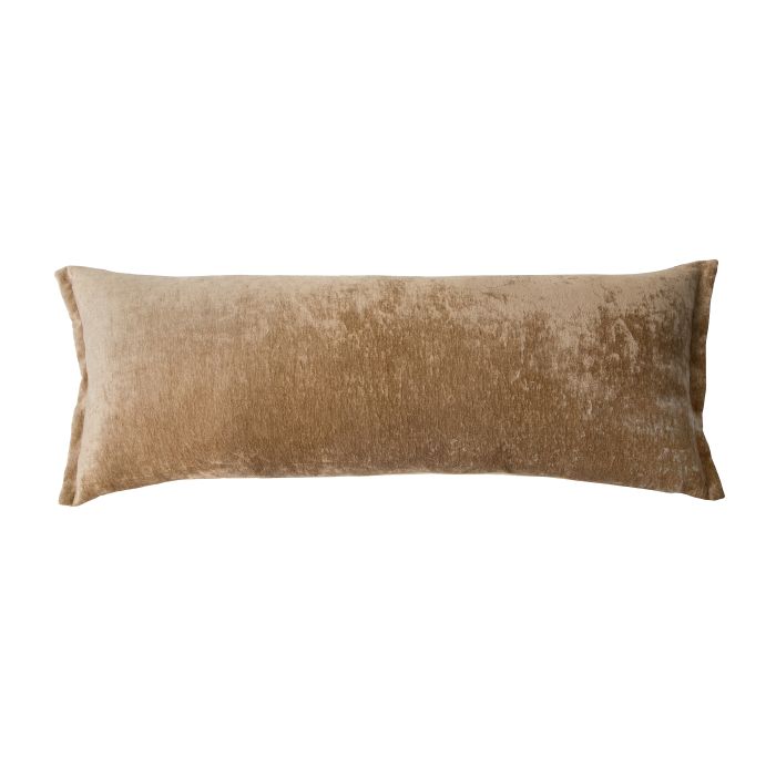 Velvet Cushion 40x100x10cm Gold-Soft Furnishings-Grand Designs-The Bay Room