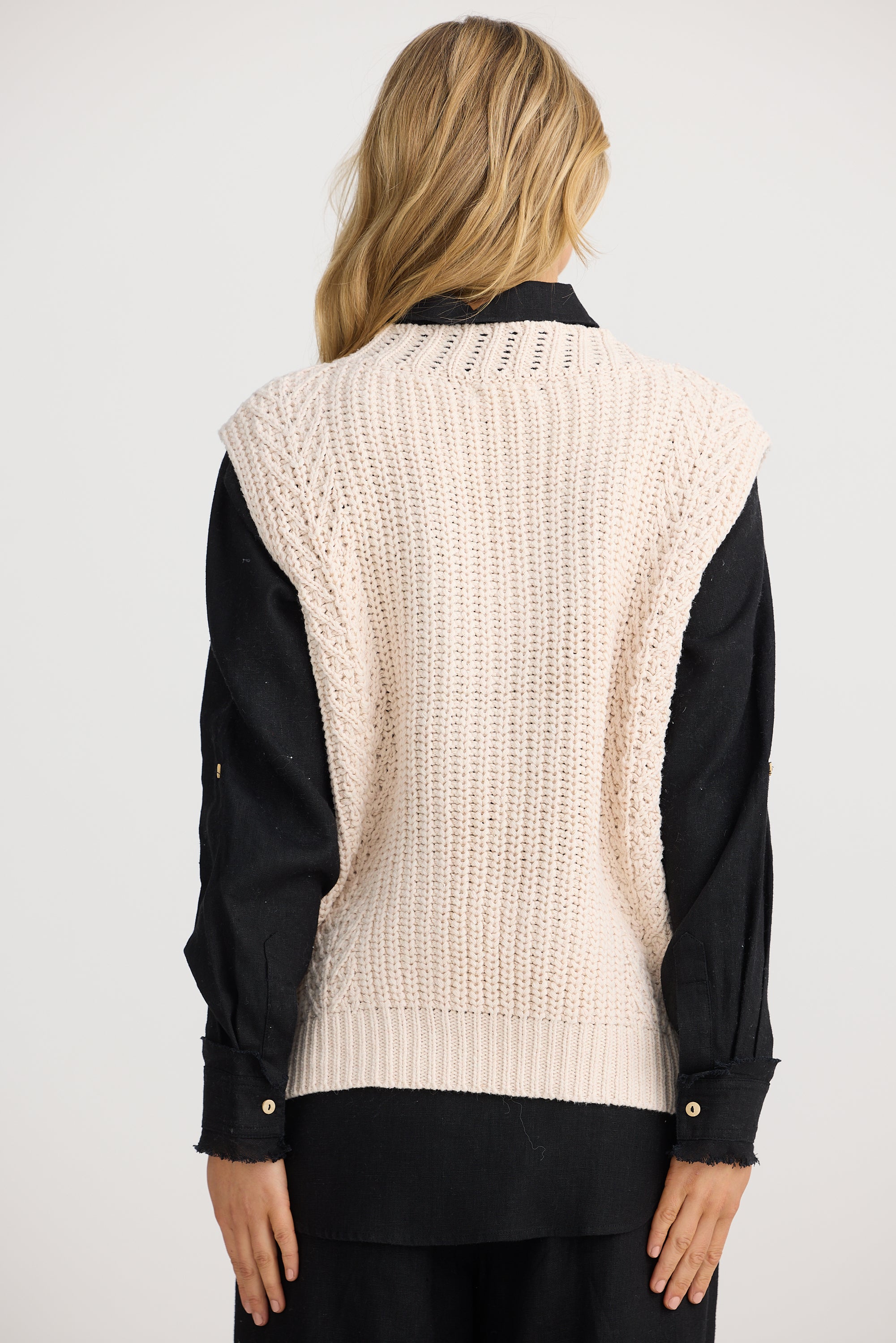 Venus Vest - Natural-Jackets, Coats & Vests-The Shanty Corporation-The Bay Room