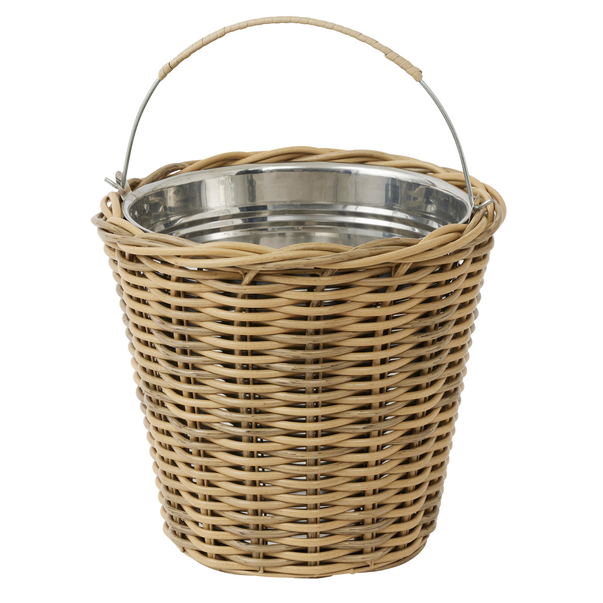 Vino PE Rattan Cooler 35x33cm Natural-Dining & Entertaining-Coast To Coast Home-The Bay Room