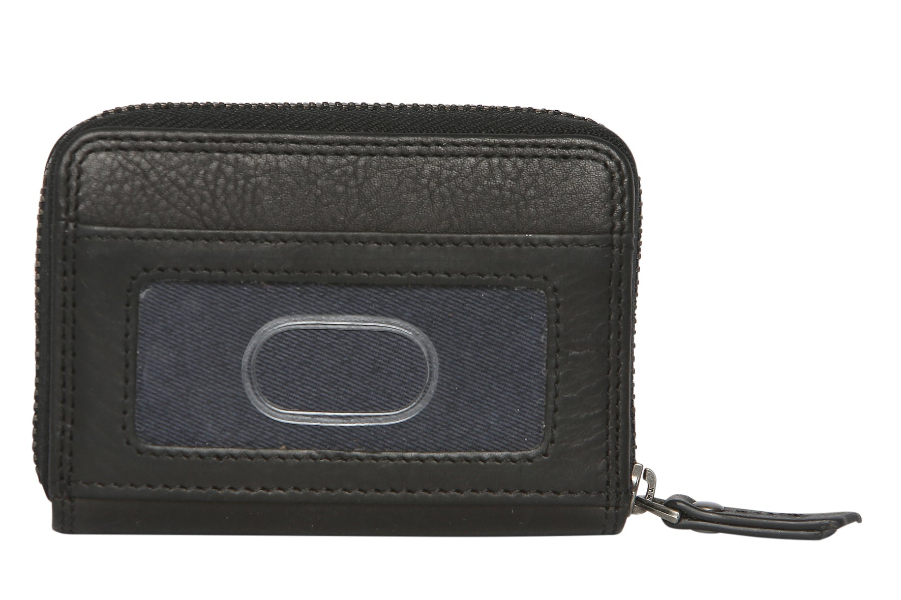 Vintage Leather Credit Card Wallet - Black-Bags & Clutches-Modapelle-The Bay Room