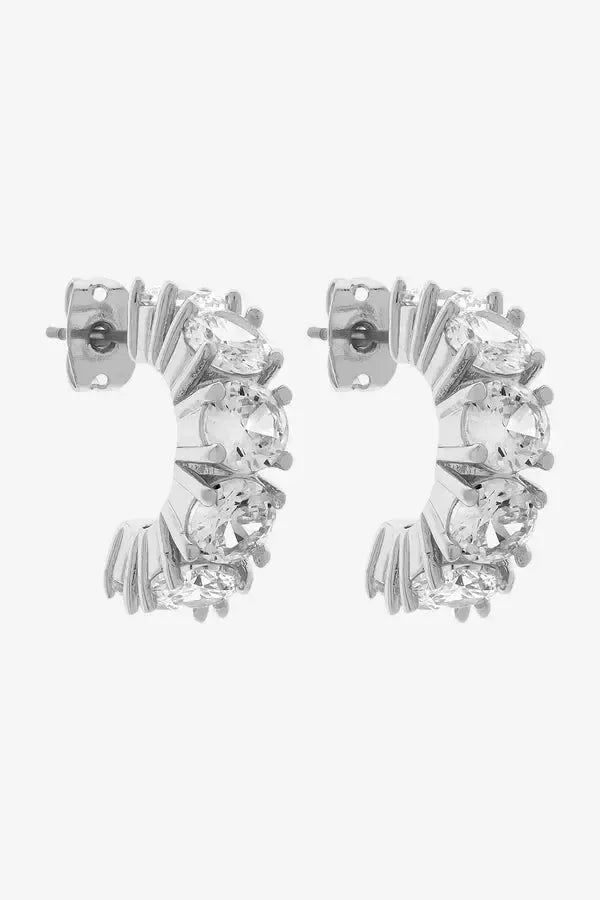 Vittoria Silver CZ Earring-Jewellery-Liberte-The Bay Room