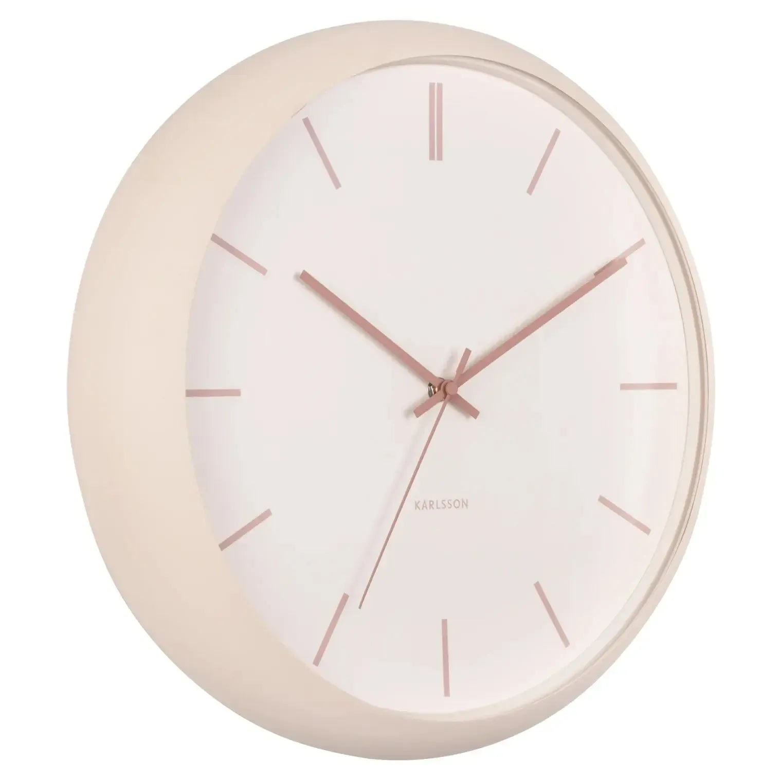 Wall Clock Nirvana Globe Sand brown 40x40x12cm-Wall Decor-Karlsson-The Bay Room