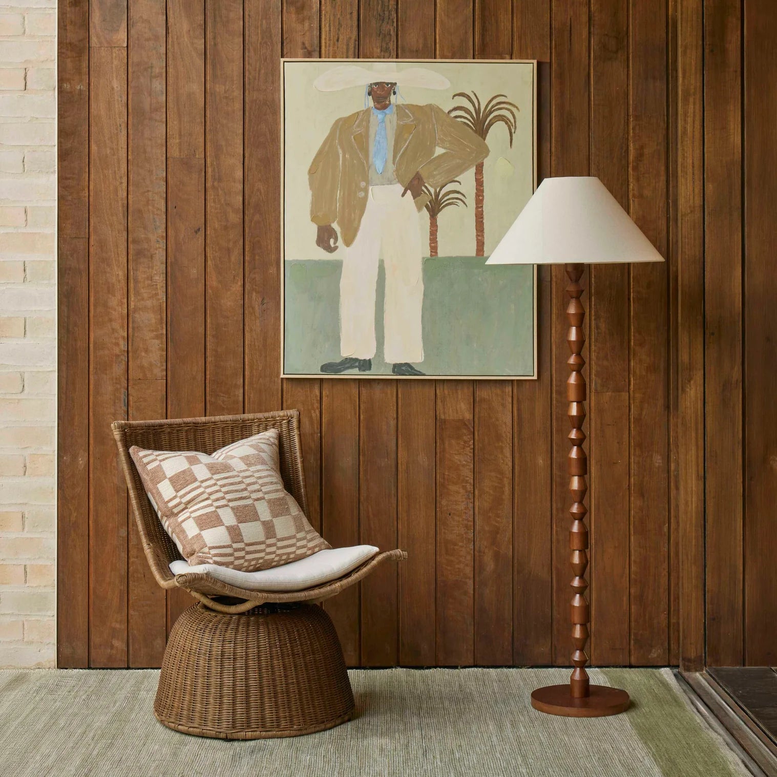 Western Palm Wall Art 80x100x4cm-Wall Decor-Amalfi-The Bay Room