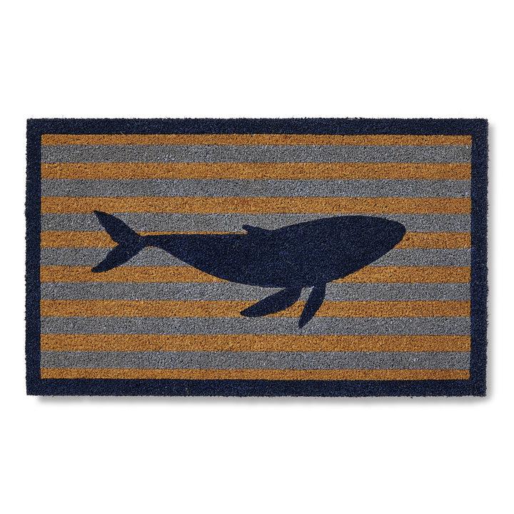 Whale Doormat 45x75cm-Floor Rugs & Doormats-Madras Link-The Bay Room