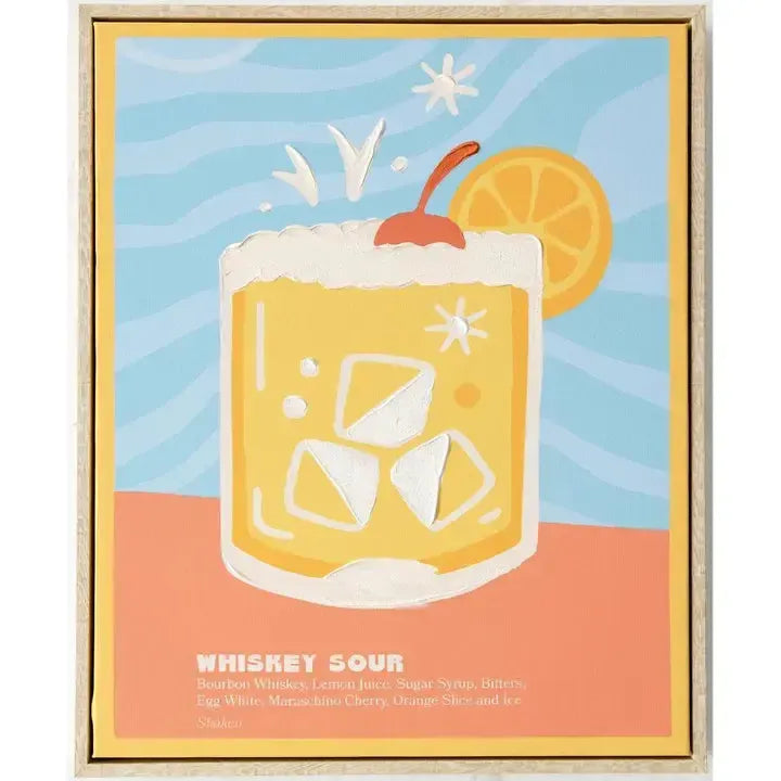 Whisky Sour Wall Art-Wall Decor-Florabelle-The Bay Room