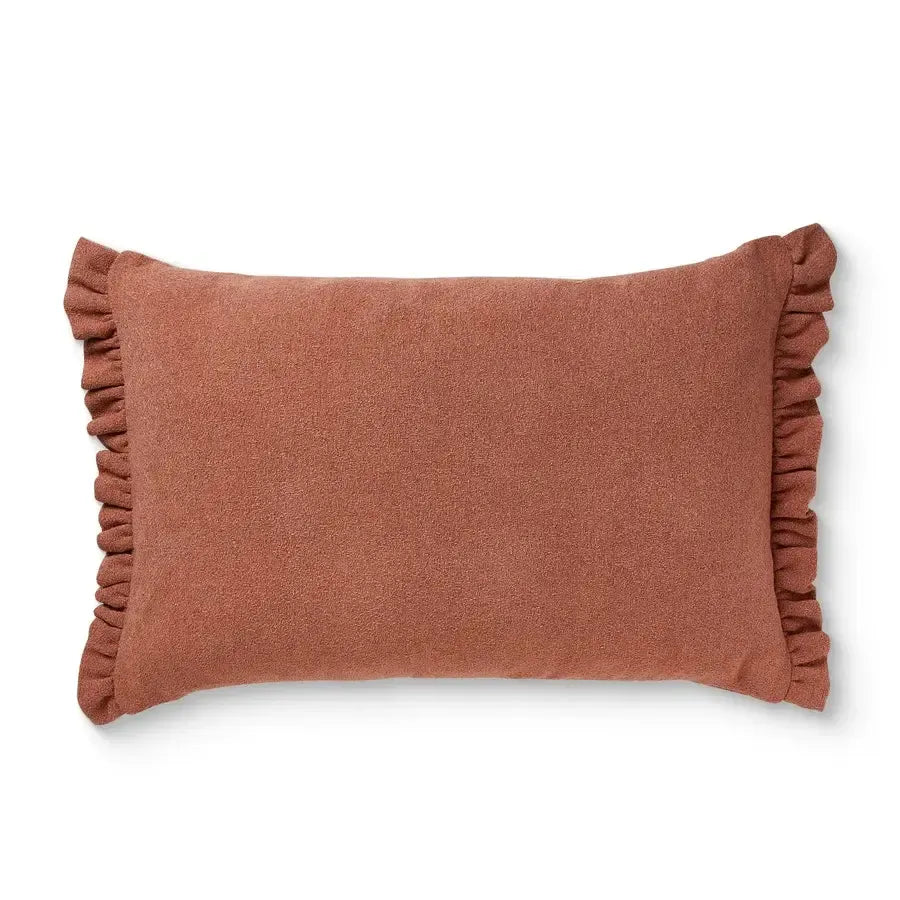 Willa Grapefruit Frill Cushion 40x60cm