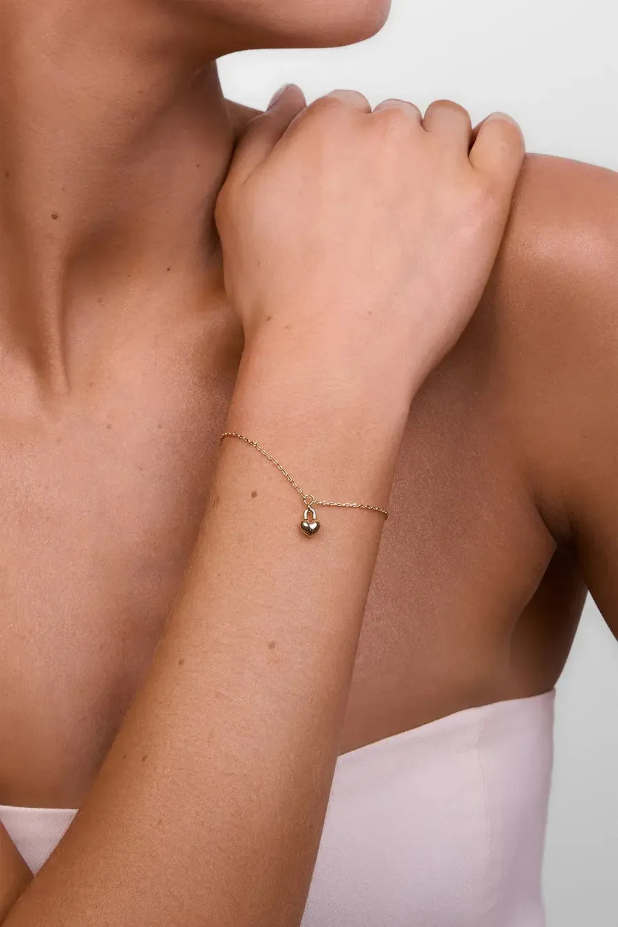 Winnie Gold Heart Bracelet-Jewellery-Liberte-The Bay Room