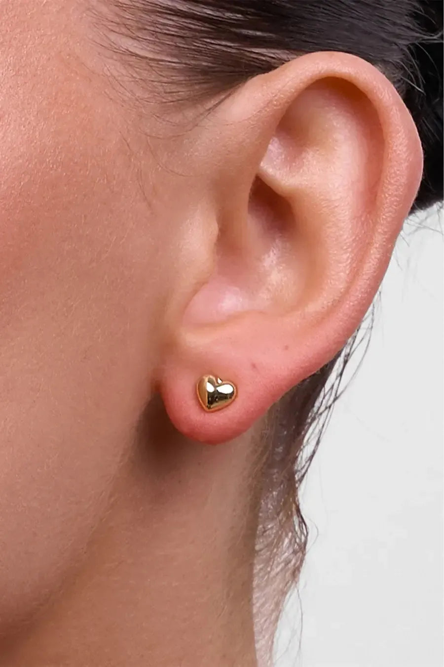 Winnie Gold Heart Earring-Jewellery-Liberte-The Bay Room
